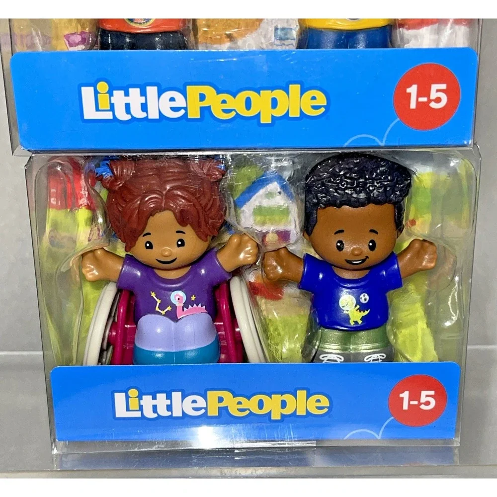 Fisher-Price Little People Figure Sets Friends w/ Space Dinosaur Shirts & Gamers
